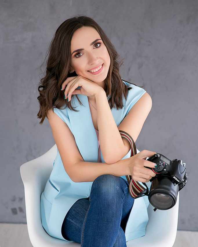 фотосессия девушки с фотоаппаратом, photo session of a girl with a camera
